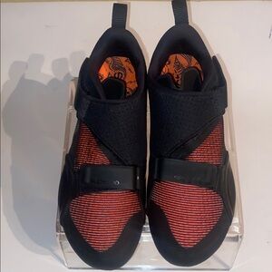 Men Black and Orange Sneakers